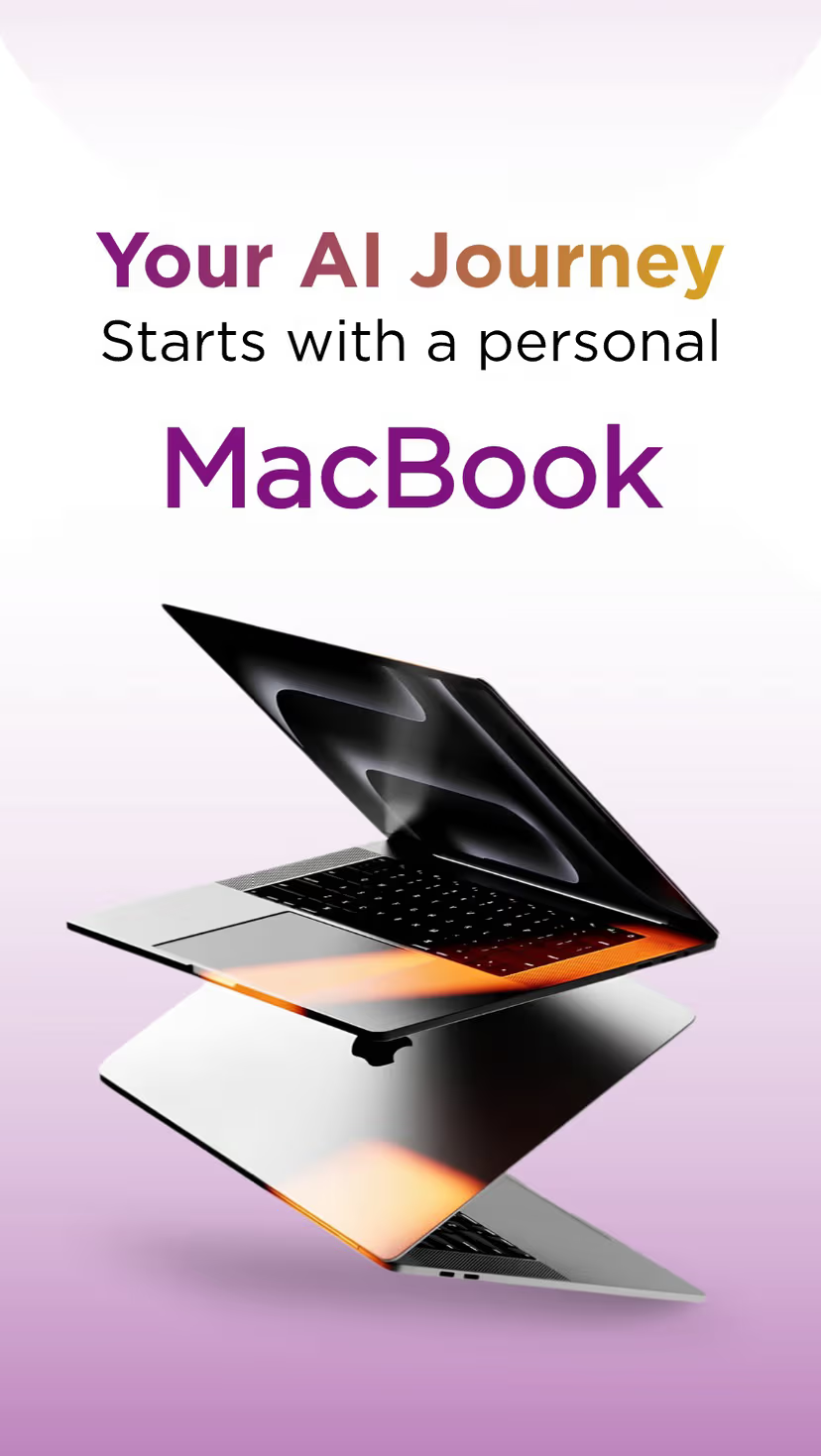 Apple MacBook included from Day 1 at Stride School of Business