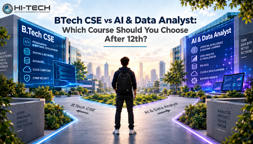 B.Tech CSE vs AI & Data Analyst: Which Course Should You Choose After 12th